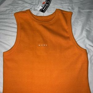 Orange Roxy Tank Top